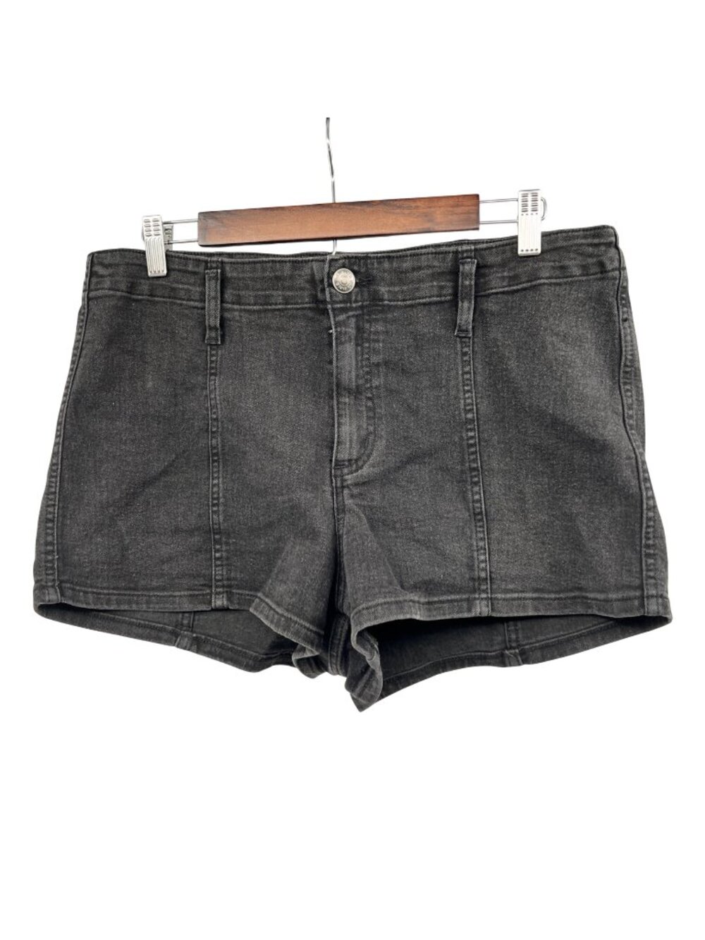 Wild Fable High Rise Jean Short Faded Black Womens Size 14